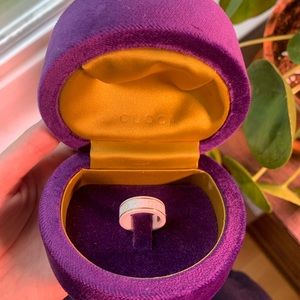 Gucci Icon Ring Yellow Gold Size 10